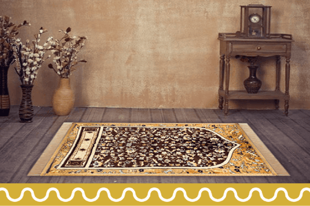 سجادة صلاة مخمل (مشجرة)