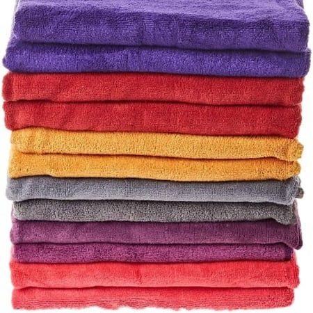 مناشف انجوي هاوس قابل للغسل بالغسالة مصنوع من قماش ميكروفايبر فائق النعومة وغير كاشط يمكن أن تمتص 3 مرات أسرع من المناشف القطنية متوفر عدة الوان ومقاسات