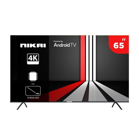 نيكاي شاشة ذكية 65 بوصة - LED - 4K UHD - أسود - UHD65SLED(1-9)-FL