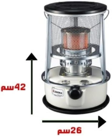 كيرونا دفاية غاز محمولة سعة 5.3 لتر للأماكن الخارجية - كورية - 2310G