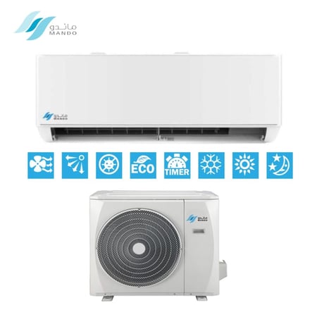 مكيف سبليت ماندو  28800 وحدة روتاري - حار وبارد لون أبيض موديل AC-TL-F23-36H | تكنو بيست (12001038)
