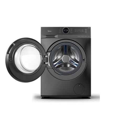 غسالة اتوماتيك تعبئة امامية ميديا 8 كيلو تجفيف 6 كيلو كومبو فضي MF200D80W1TSA