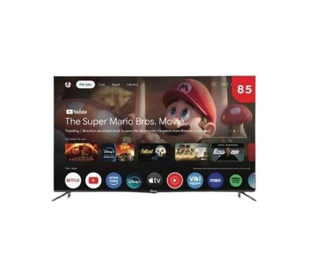 دانسات شاشة تلفزيون 85 بوصة سمارت كيو ليد بجودة 4كي - DTD85QLED144HZ