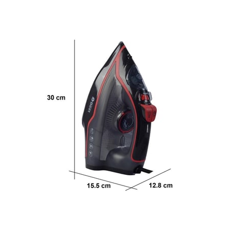 مكواة بخار تكنو بيست 2400 واط - أسود وأحمر - BSI-003