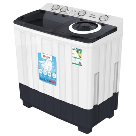 غسالة حوضين اوسكار 12 كيلو لون أبيض موديل OWM12KG | تكنو بيست (23007013)