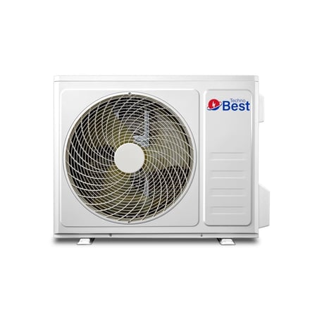 تكنو بيست مكيف سبيلت 18000 وحدة بارد فقط ريش ذهبية - أبيض - BSAC-018C