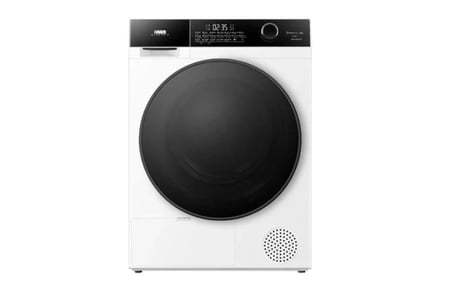 نشاف هام 10 كيلو انفرتر 14 برنامج - شاشة LED - أبيض - HMDR10WHINV25 | تكنو بيست (20327008)