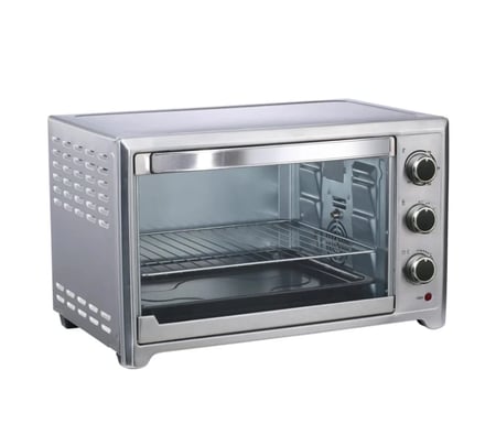 دورا فرن كهربائي 45 لتر - 2000 واط - ستانلس ستيل - فضي - DO45LS1