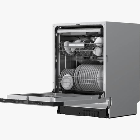 غسالة صحون ميديا 9 برامج 14مكان 3 ادوار  اسود WQP14W7703MKSA