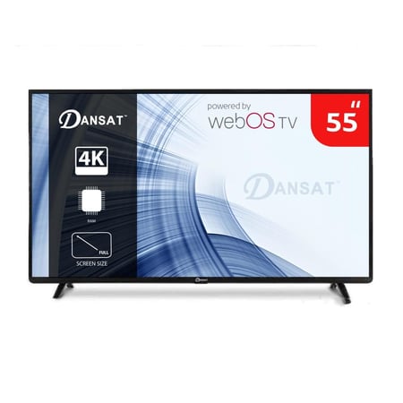 دانسات شاشة تلفزيون ذكية 55 بوصة - 4K - WebOS - أسود - DTD 55UWS