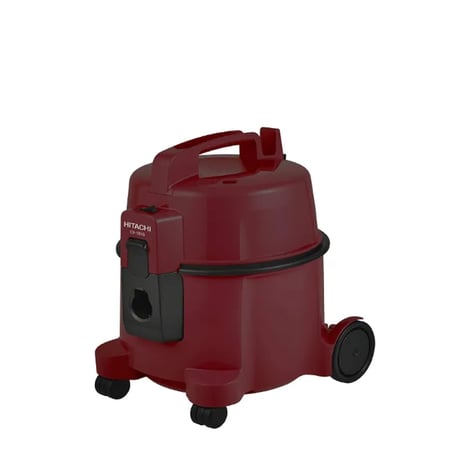 مكنسة كهربائية هيتاشي برميل 1600 واط، فلتر قماش، 7.5 لتر، احمر - CV-100PWRGSA | تكنو بيست (15413039)