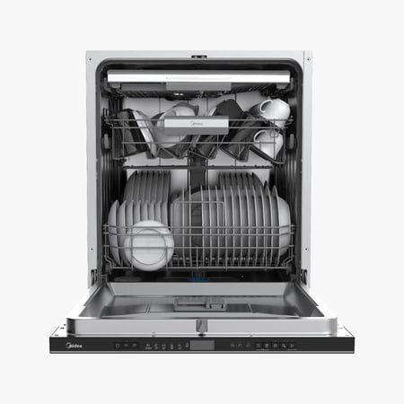 غسالة صحون ميديا 9 برامج 14مكان 3 ادوار  اسود WQP14W7703MKSA