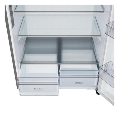 ثلاجة بابين ال جي 21.6 قدم 612 لتر سمارت انفرتر سلفر LT23CBBSIV