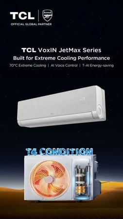 مكيف اسبليت تي سي ال جت ماكس Inverter 24000 بارد TAC-24CSU/JETW