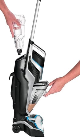 مكنسة bissell crosswave advanced pro متعددة الاستخدامات 3 في 1 - 0.82 لتر - 560 واط - أزرق وأسود - 2223E