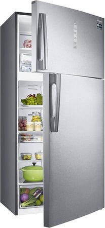 ثلاجة بابين سامسونج 21.9 قدم 620 لتر اللون فضي صناعة تايلندية موديل RT62K7050SL/ZA | تكنو بيست (07604003)