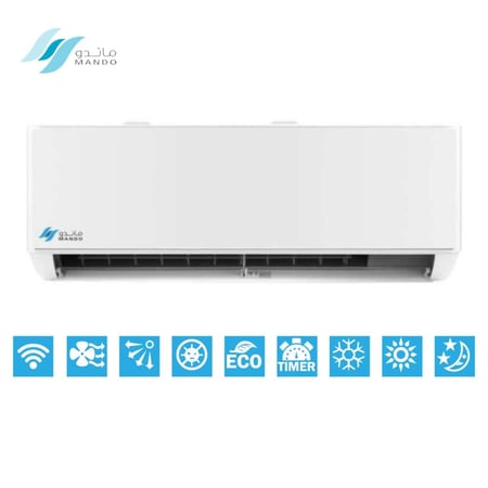 مكيف سبيلت ماندو  مع واي فاي 12300 وحدة - حار وبارد لون أبيض موديل F23TP-12HT