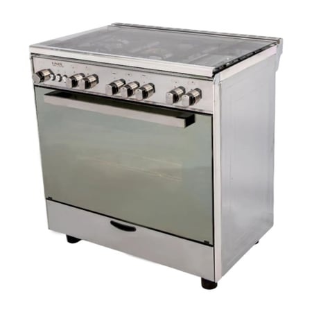 فرن غاز يونكس 5عيون 50*80 سم استيل TGM5080