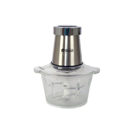 قطاعة الطعام تكنو بيست 2 لتر 500 واط مع سرعتين للفرم - ستيل - BGC-001