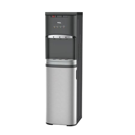 براد مياه تي سي ال ستاند تعبئة من الأسفل 3 صنبور - حار/بارد/عادي - أسود وفضي - TY-LWYR90T | تكنو بيست (11705000)