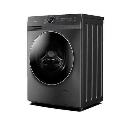 غسالة اتوماتيك تعبئة امامية ميديا 10 كيلو تجفيف 7 كيلو كومبو تيتانيوم MF200D100W1TSA