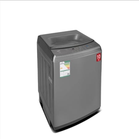 غسالة اتوماتيك تعبئة علوية هام 10 كيلو فضيHWM10S-24N