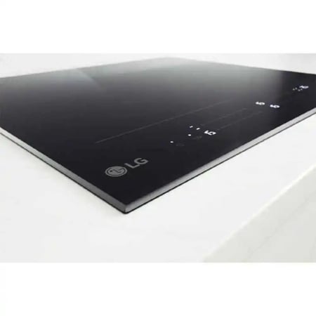 سطح بلت ان ال جي كهرباء  60 سم 4 عيون زجاج أسود CBIZ2435B