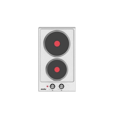 سطح بلت ان سيمفر مقاس 30 سم شعلتين صناعة تركي لون فضي موديل H 3020 VEHM | تكنو بيست (28608008)