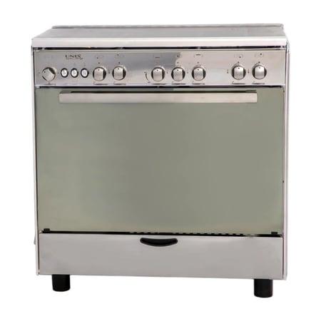 فرن غاز يونكس 5عيون 50*80 سم استيل TGM5080