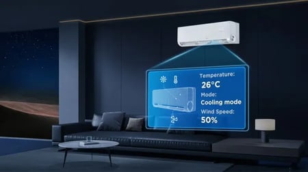 مكيف اسبليت تي سي ال فوكس ان اي فو Inverter 12100 بارد TAC-12CSU/VIG