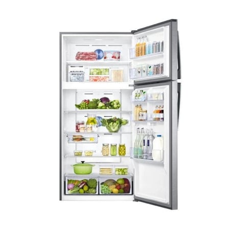 ثلاجة بابين سامسونج 21.9 قدم 620 لتر اللون فضي صناعة تايلندية موديل RT62K7050SL/ZA | تكنو بيست (07604003)