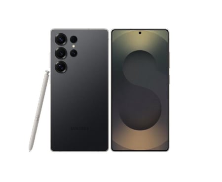 سامسونج جالكسي اس 25 الترا 256 جيجابايت 12 جيجابايت رام ا اسود تيتانيوم 5‎G