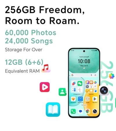 هونر x6c ذاكرة 256 جيجا رام12 شبكة 4g