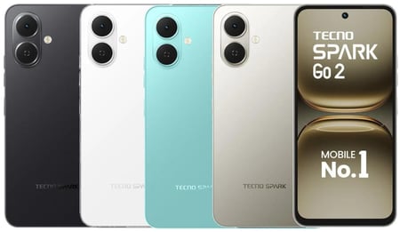 TECNO Spark Go 2 سبارك جو 2 ذاكرة 256جيجا رام8 جيجا متعدد الألوان