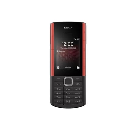 جهاز 5710 إكسبريس أوديو ثنائي الشريحة باللون الأسود، وذاكرة وصول عشوائي (RAM) سعة 48 ميجابايت، وذاكرة تخزين داخلية 128 ميجابايت، يدعم تقنية 4G