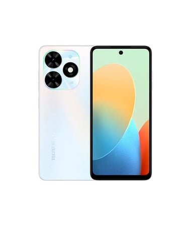 تكنو سبارك جو 2024 ذاكرة 64 جيجا 8رام اللوان ابيض