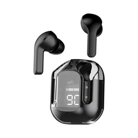 سماعة أذن من ليفوري ايربودز كريستال S1 استريو مع شاشة ديجيتال LBT301 (أسود)