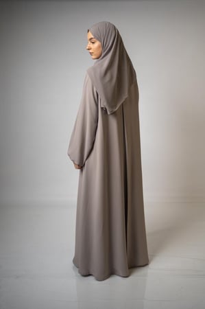 عباية الحج كلوش رمادي