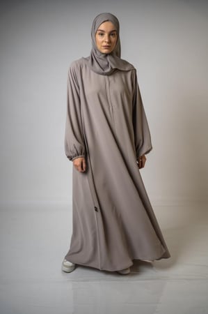 عباية الحج كلوش رمادي