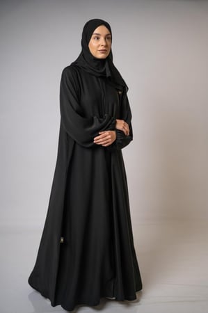 عباية الحج كلوش اسود