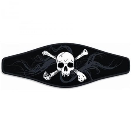 قناع النيوبرين حزام الجمجمة وعظمتين متقاطعتين Neoprene Mask Strap Skull and Crossbones