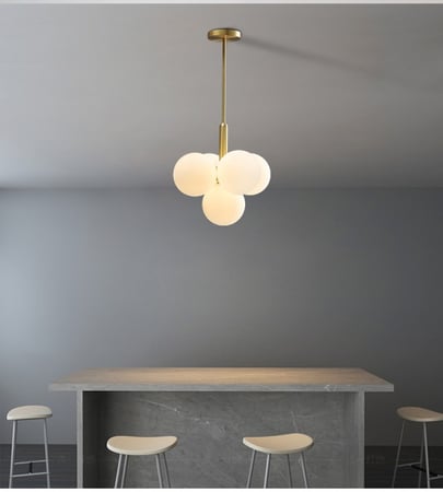 ثريا كلاسيكي مودرن 5 لمبه كوره