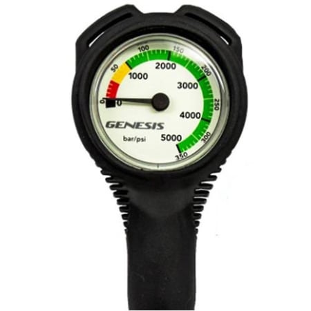جنسيس جهاز قياس الضغط النحاسي PSI / بار Genesis Brass Pressure Gauge PSI/BAR