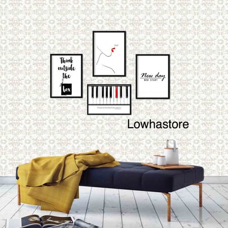 طقم من أربع صور