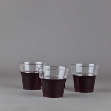 كاس كوب بلاستيك شفاف