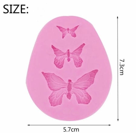 قالب سيليكون الفراشات