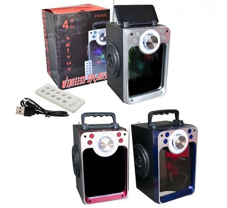 سبيكر لاسلكي مع اضاءة ملونة KTS-822s