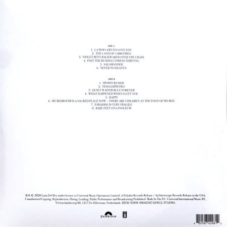 Lana Del Rey ‎- Violet Bent Backwards Over The Grass