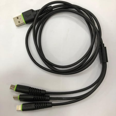 كيبل شاحن ثلاثي من شركه budi