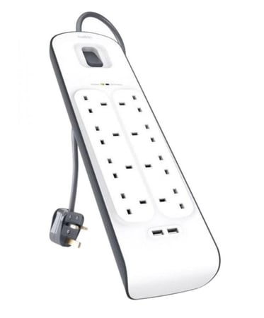 وصلة شحن _ جهاز حماية من التغير في التيار الكهربائي.